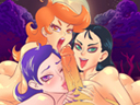Horny Holidays: Pumpkin Witches play