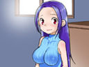 Azusa-san's breast rub erotic flash play