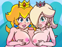 Princess Peach and Rosalina Titjob play online